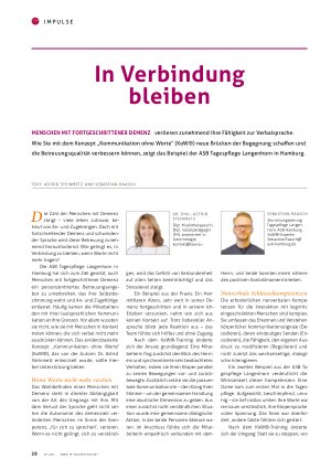 Vorschauseite 1: In Verbindung bleiben