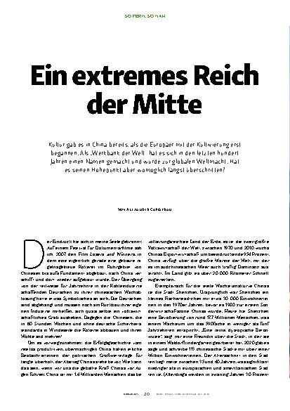 Vorschauseite 1: Ein extremes Reich der Mitte