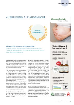 Vorschauseite 1: Ausbildung auf Augenhöhe