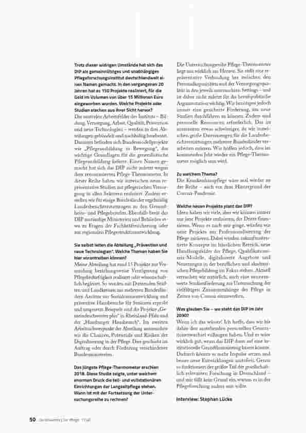 Vorschauseite 3: WIR BENÖTIGEN EINE GESICHERTE FÖRDERUNG.
