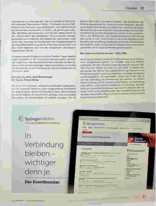Vorschauseite 2: Gesundheitsförderung Bedeutung geben