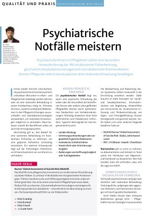 Vorschauseite 1: Psychiatrische Notfälle meistern