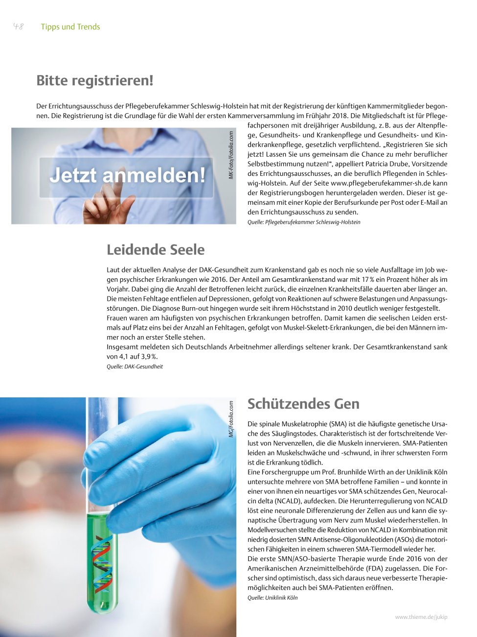 Vorschauseite 1: Tipps und Trends