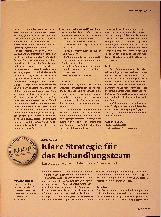 Vorschauseite 1: Klare Strategie für das Behandlungsteam