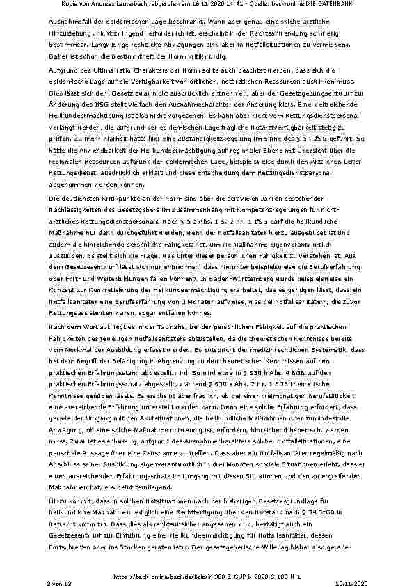 Vorschauseite 2: Corona beschert Notfallsanitätern die Heilkunde-Erlaubnis – wann aber kommt die Rechtssicherheit?