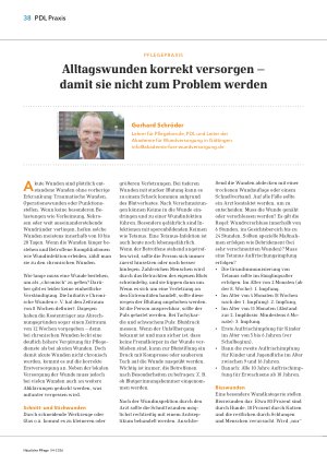 Vorschauseite 1: Alltagswunden korrekt versorgen – damit sie nicht zum Problem werden