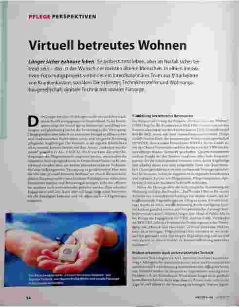 Vorschauseite 1: Virtuell betreutes Wohnen