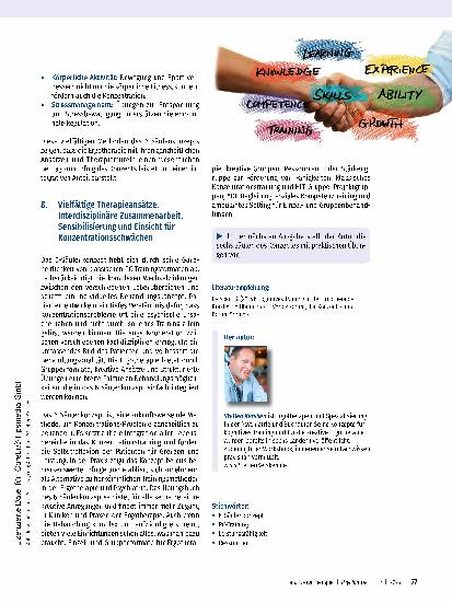 Vorschauseite 6: Das 6-Säulenkonzept von Steffen Kersken Eine ganzheitliche Alternative zum PC-Training in der Ergotherapie und Psychiatrie