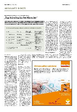 Vorschauseite 1: Die tarifähnliche Bezahlung und die schwierige Umsetzung: „Das bürokratische Monster“