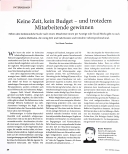 Vorschauseite 1: Keine Zeit, kein Budget - und trotzdem Mitarbeitende gewinnen