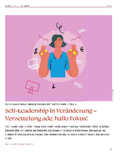 Vorschauseite 1: Self-Leadership in Veränderung - Verzettelung ade, hallo Fokus!