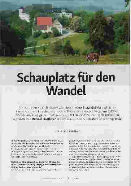 Vorschauseite 1: Schauplatz für den Wandel