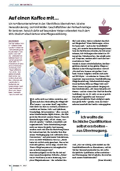 Vorschauseite 1: Auf einen Kaffee mit. .. Müller, D.