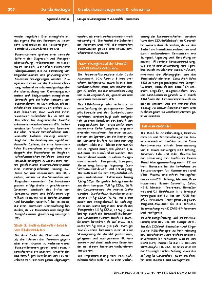 Vorschauseite 4: Patient Blood Management: Ein Schlüssel für ein nachhaltigeres Gesundheitssystem