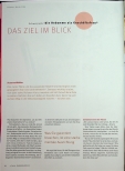 Vorschauseite 1: Corrected: DAS ZIEL IM BLICK
