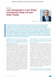 Vorschauseite 1: Case Management in der Pflege: Konsequente Wege mit dem ReCo-Projekt