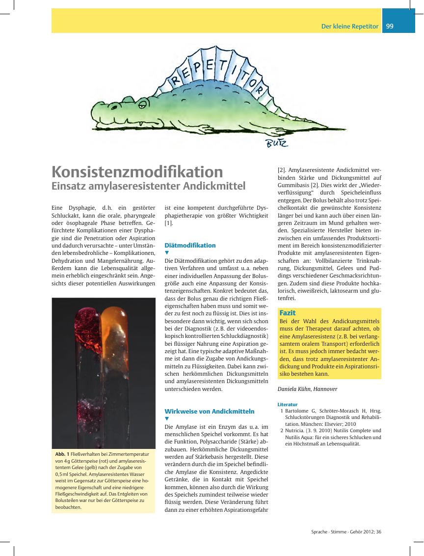Vorschauseite 1: Konsistenzmodifikation