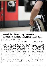 Vorschauseite 1: Wie sieht die Partizipation von Menschen im Rollstuhl tatsächlich aus? Das sind die wahren Behinderungen.