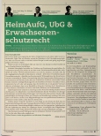 Vorschauseite 1: HeimAufG, UbG & Erwachsenenschutzrecht