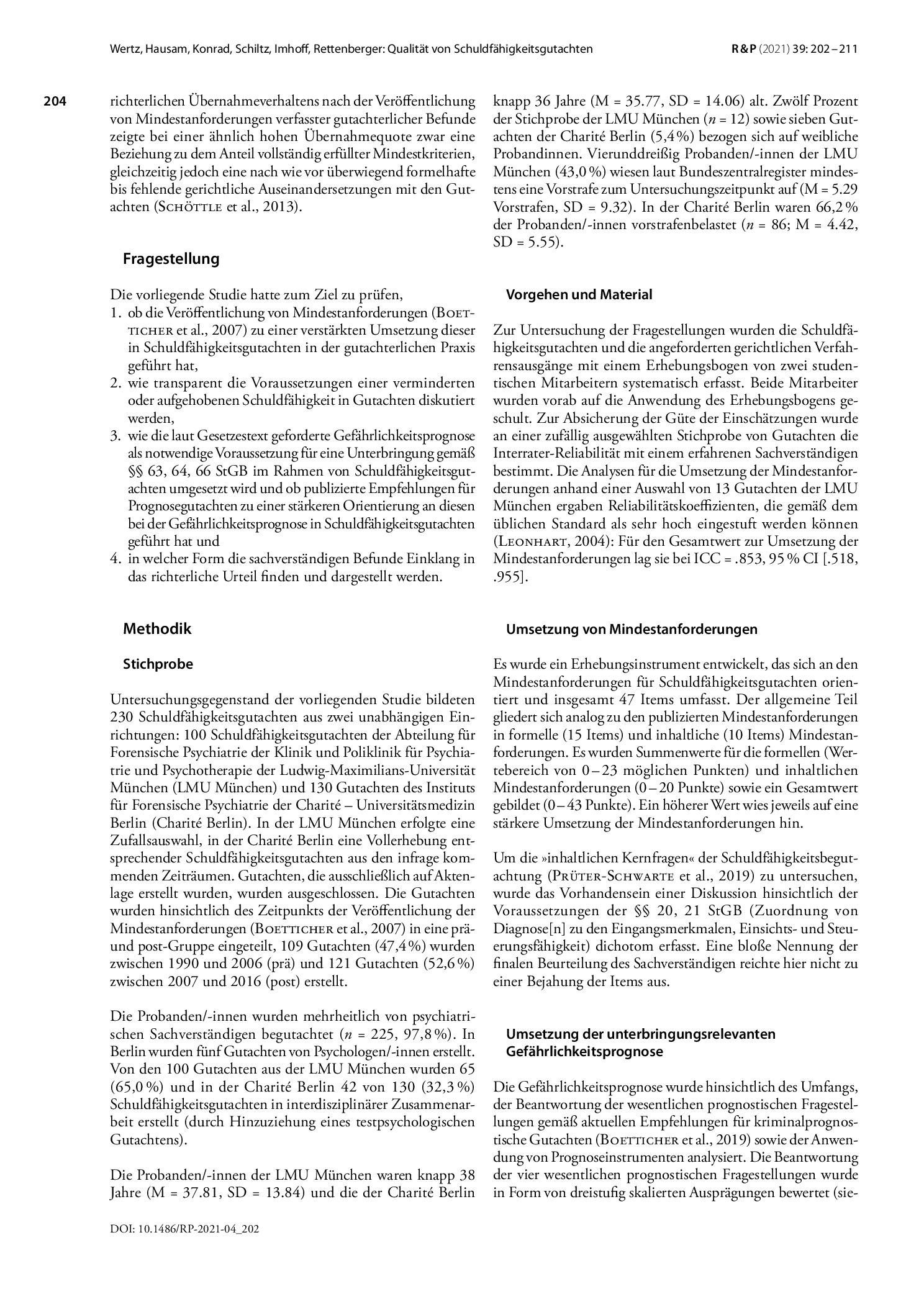 Vorschauseite 3: Qualität von Schuldfähigkeitsgutachten: Mindestanforderungen, unterbringungsrelevante Gefährlichkeitsprognose und Berücksichtigung im richterlichen Urteil