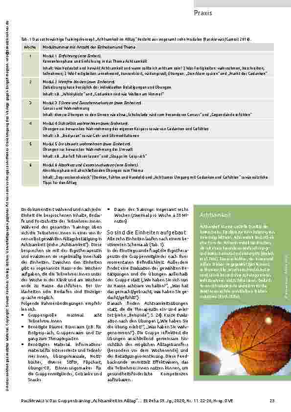 Vorschauseite 2: Mit Stresssituationen umgehen lernen.