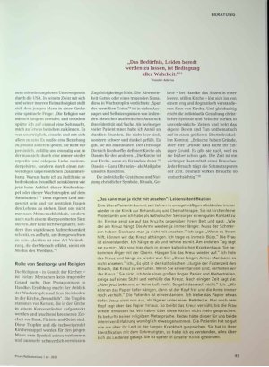 Vorschauseite 2: Dunkle Stunden gemeinsam aushalten Theologische und seelsorgerliche Gedanken zu Leid