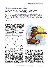 Vorschauseite 1: Pflegepersonaluntergrenzen wider höherrangiges Recht