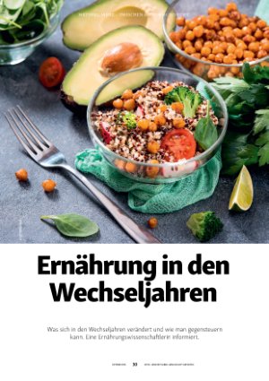 Vorschauseite 1: Ernährung in den Wechseljahren