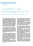 Vorschauseite 1: Gesundheitsund Krankenpflege lehren 4. 0 Oder: der Hut der Mathematiklehrerenden