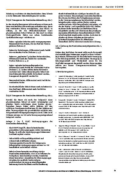Vorschauseite 5: Stellungnahme der Deutschen Gesellschaft für Hebammenwissenschaft e.V. zur Änderung der Mutterschafts-Richtlinien: Anpassung der Anlage 5 – Versicherteninformation zu Basis-Ultras…
