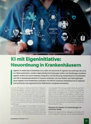 Vorschauseite 1: Kl mit Eigeninitiative: Neuordnung in Krankenhäusern