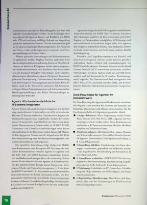Vorschauseite 2: Kl mit Eigeninitiative: Neuordnung in Krankenhäusern