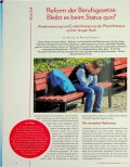 Vorschauseite 1: Reform der Berufsgesetze: Bleibt es beim Status quo? Akademisierung und Evidenzbasierung der Physiotherapie auf der langen Bank