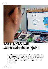 Vorschauseite 1: Das EPD: Ein Jahrzehnteprojekt