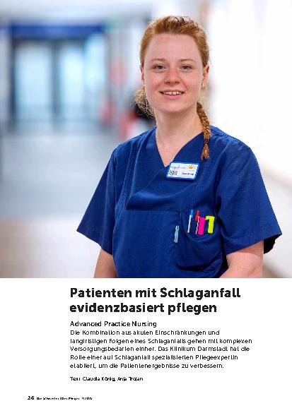 Vorschauseite 1: Patienten mit Schlaganfall evidenzbasiert pflegen