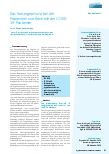 Vorschauseite 1: Das Vorsorgeprinzip bei der Prävention und Kontrolle der COVID-19-Pandemie