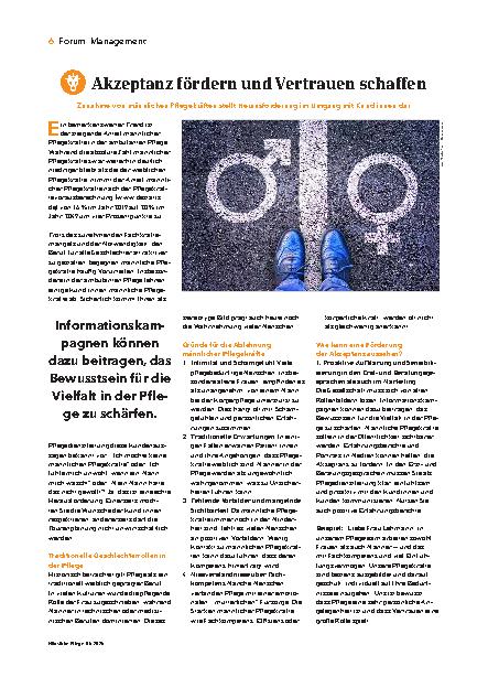 Vorschauseite 1: Akzeptanz fördern und Vertrauen schaffen