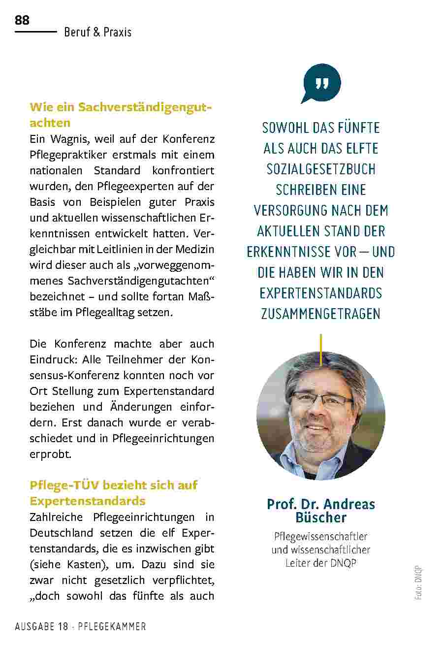 Vorschauseite 3: Die Leitlinien der Pflege