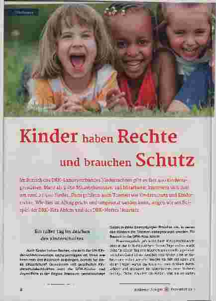 Vorschauseite 1: Kinder haben Rechte und brauchen Schutz.