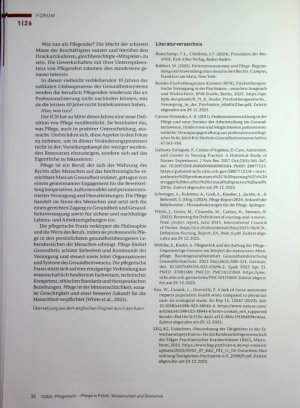 Vorschauseite 3: Wie selbstbestimmt ist Pflege? Eine ethische Betrachtung