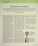 Vorschauseite 1: Ein Plus fürs Arbeitsklima