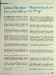 Vorschauseite 1: Clinical Education - Pflegepädagogik im klinischen Setting = Top Pflege!