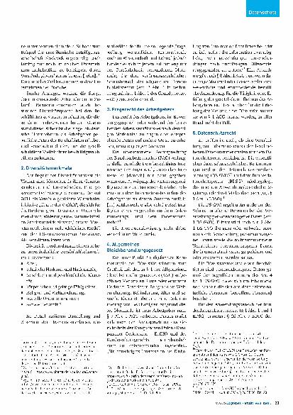 Vorschauseite 2: Fragerecht des Arbeitgebers und Beschäftigtendatenschutz im Hinblick auf sogenannte Diversitätsmerkmale