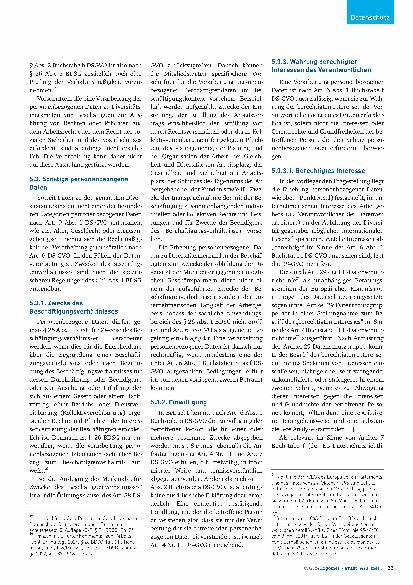 Vorschauseite 4: Fragerecht des Arbeitgebers und Beschäftigtendatenschutz im Hinblick auf sogenannte Diversitätsmerkmale