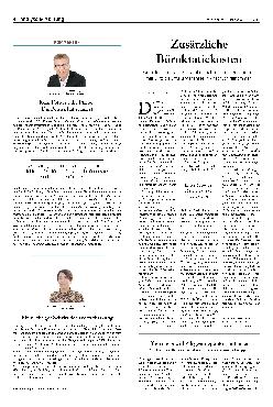 Vorschauseite 1: Zusätzliche Bürokratiekosten