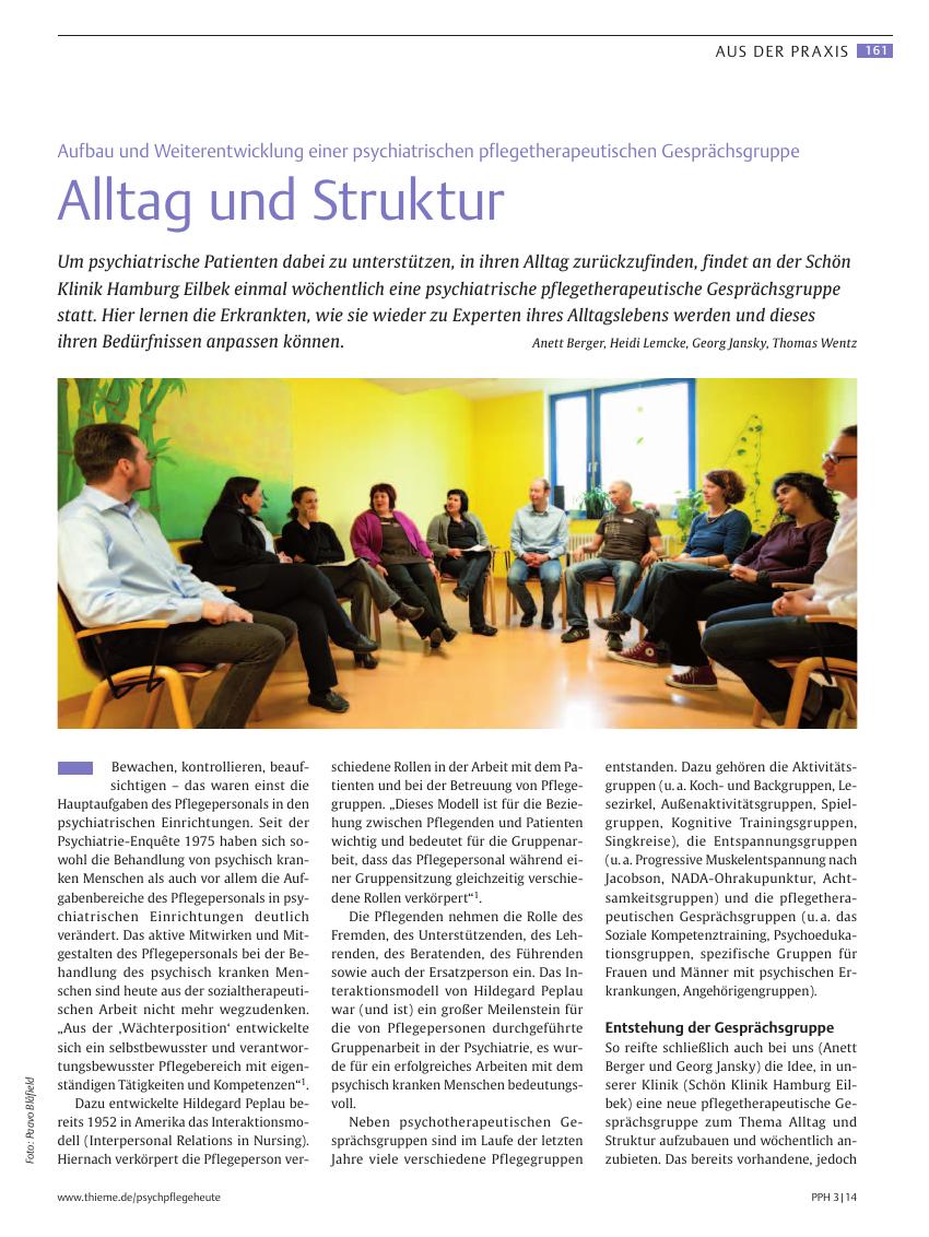 Vorschauseite 1: Alltag und Struktur