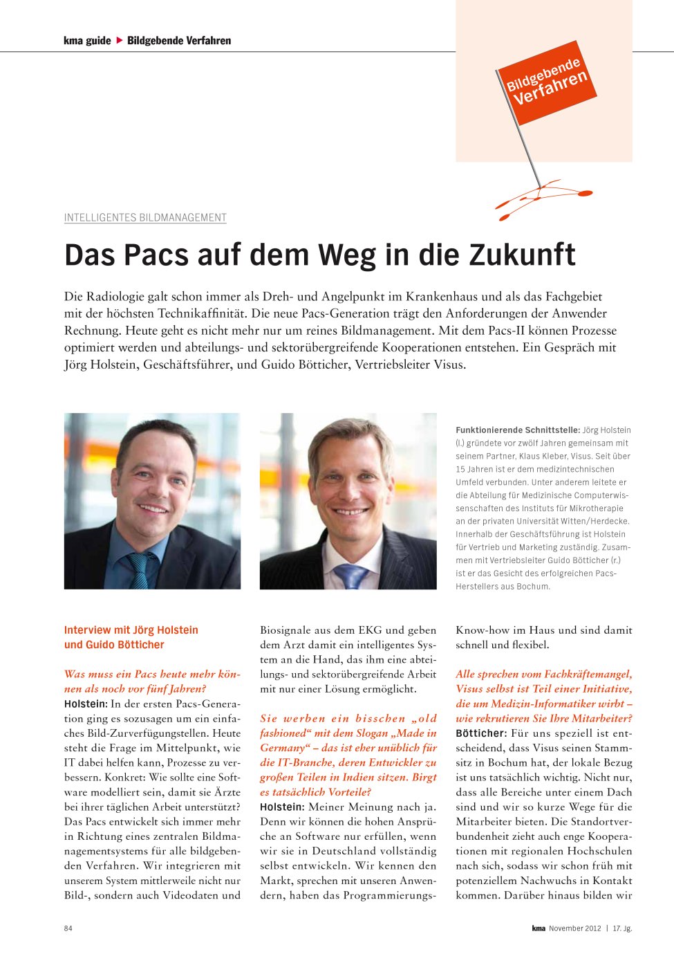 Vorschauseite 1: Das Pacs auf dem Weg in die Zukunft