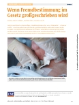Vorschauseite 1: Wenn Fremdbestimmung im Gesetz großgeschrieben wird.
