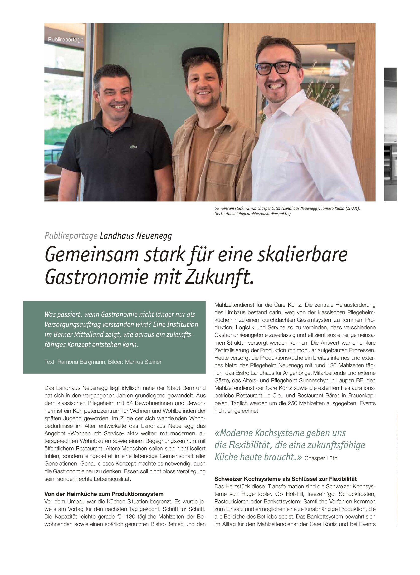 Vorschauseite 1: Gemeinsam stark für eine skalierbare Gastronomie mit Zukunft
