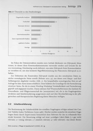 Vorschauseite 5: Eiderspeak im akutstationären Setting (EldAS) Entwicklung und Inhaltsvalidierung eines Fragebogens zur Erfassung von Eiderspeak im akutstationären Setting